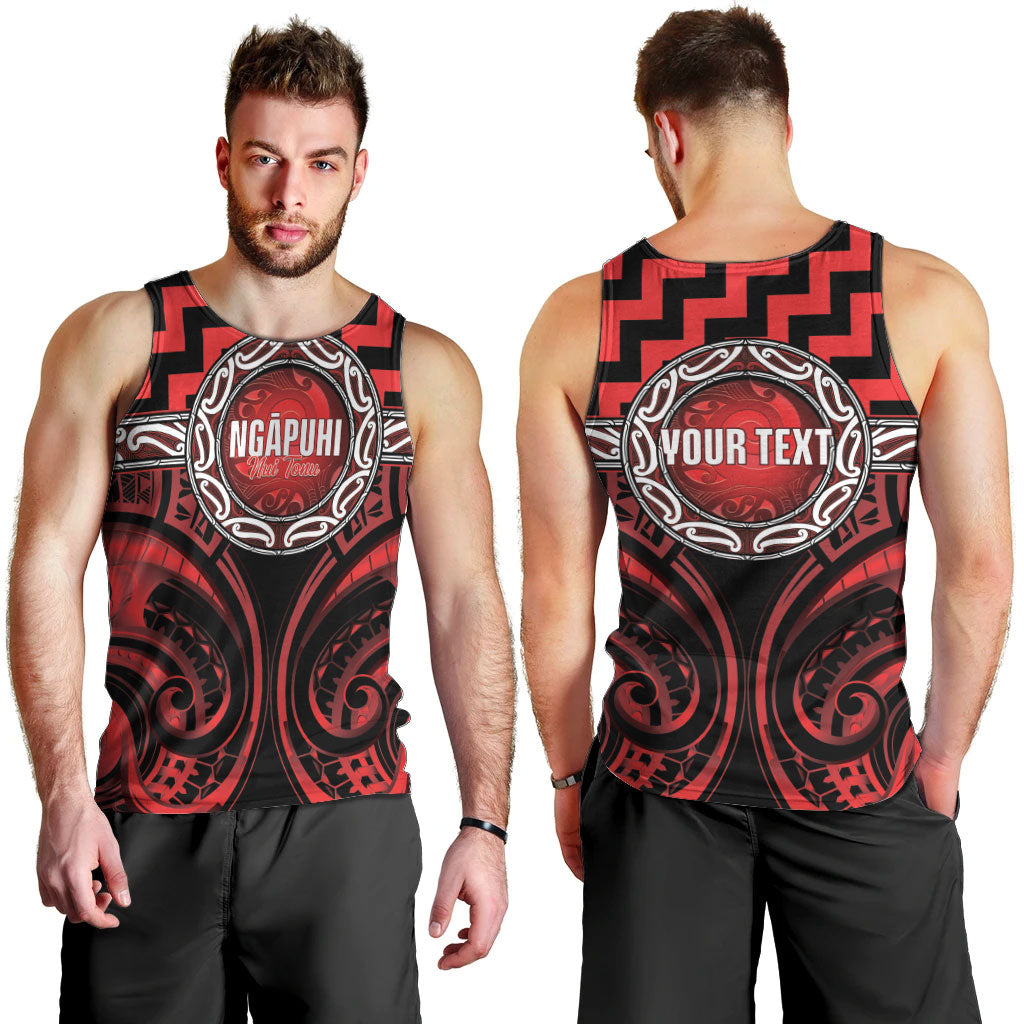 Aotearoa Ngapuhi Personalised Men Tank Top Maori Iwi Poutama Puhoro Tattoo LT14 - Polynesian Pride