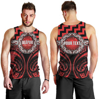 Aotearoa Ngapuhi Personalised Men Tank Top Maori Iwi Poutama Puhoro Tattoo LT14 - Polynesian Pride