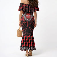 Aotearoa Ngapuhi Personalised Mermaid Dress Maori Iwi Poutama Puhoro Tattoo LT14 - Polynesian Pride