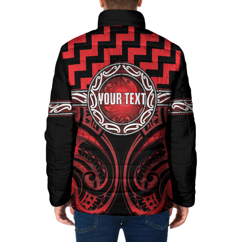 Aotearoa Ngapuhi Personalised Padded Jacket Maori Iwi Poutama Puhoro Tattoo LT14 - Polynesian Pride