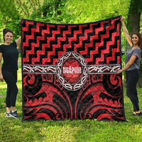 Aotearoa Ngapuhi Quilt Maori Iwi Poutama Puhoro Tattoo LT14 - Polynesian Pride
