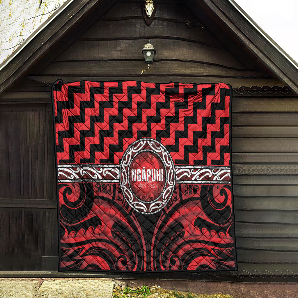 Aotearoa Ngapuhi Quilt Maori Iwi Poutama Puhoro Tattoo LT14 - Polynesian Pride