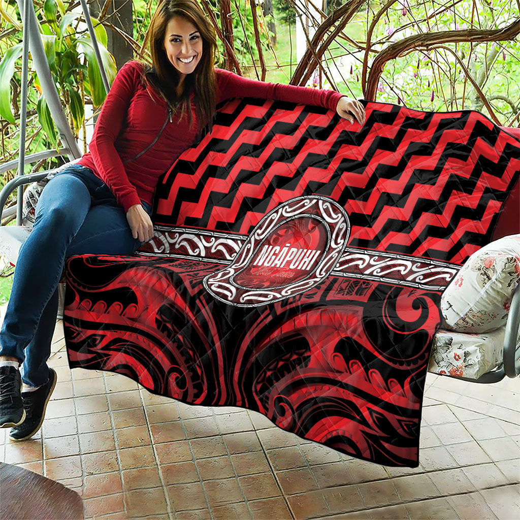 Aotearoa Ngapuhi Quilt Maori Iwi Poutama Puhoro Tattoo LT14 - Polynesian Pride