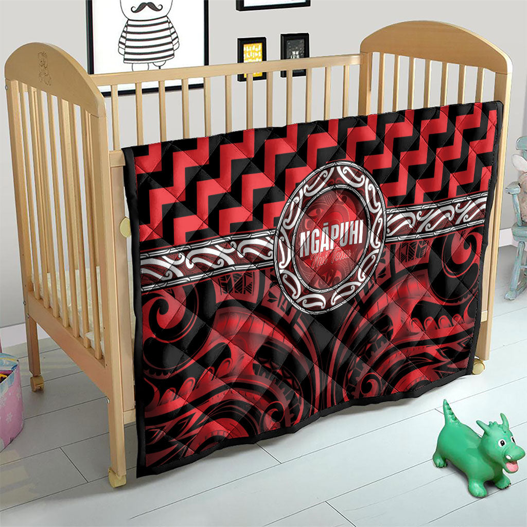 Aotearoa Ngapuhi Quilt Maori Iwi Poutama Puhoro Tattoo LT14 - Polynesian Pride