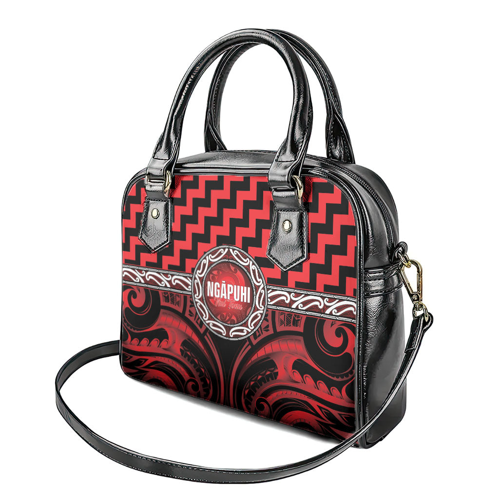 Aotearoa Ngapuhi Shoulder Handbag Maori Iwi Poutama Puhoro Tattoo LT14 - Polynesian Pride