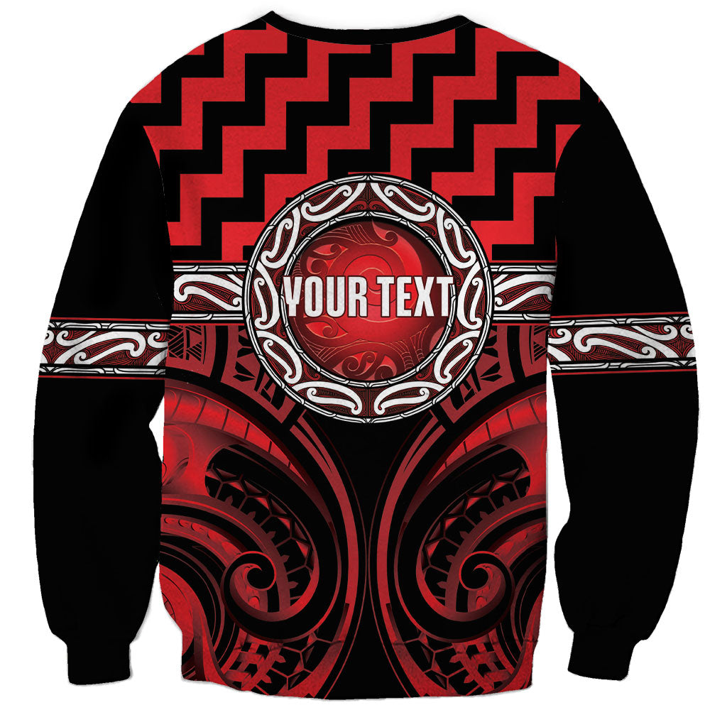 Aotearoa Ngapuhi Personalised Sweatshirt Maori Iwi Poutama Puhoro Tattoo LT14 - Polynesian Pride
