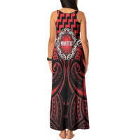 Aotearoa Ngapuhi Personalised Tank Maxi Dress Maori Iwi Poutama Puhoro Tattoo LT14 - Polynesian Pride