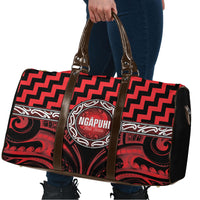 Aotearoa Ngapuhi Travel Bag Maori Iwi Poutama Puhoro Tattoo LT14 - Polynesian Pride
