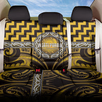Aotearoa Ngati Porou Back Car Seat Cover Maori Iwi Poutama Puhoro Tattoo LT14 One Size Yellow - Polynesian Pride