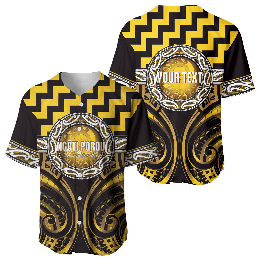 Aotearoa Ngati Porou Personalised Baseball Jersey Maori Iwi Poutama Puhoro Tattoo LT14 - Polynesian Pride