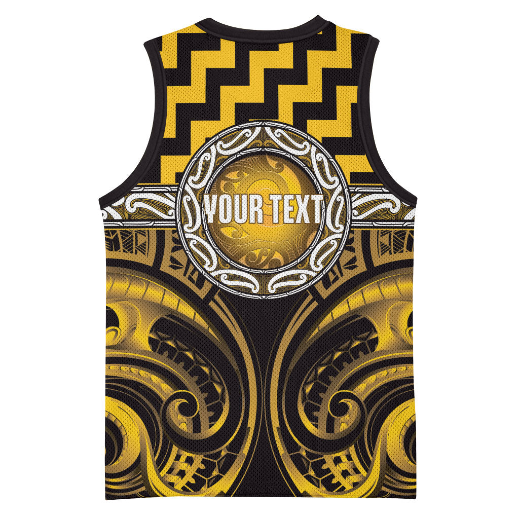 Aotearoa Ngati Porou Personalised Basketball Jersey Maori Iwi Poutama Puhoro Tattoo LT14 - Polynesian Pride