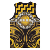 Aotearoa Ngati Porou Personalised Basketball Jersey Maori Iwi Poutama Puhoro Tattoo LT14 - Polynesian Pride