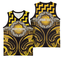 Aotearoa Ngati Porou Personalised Basketball Jersey Maori Iwi Poutama Puhoro Tattoo LT14 - Polynesian Pride