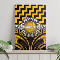 Aotearoa Ngati Porou Canvas Wall Art Maori Iwi Poutama Puhoro Tattoo LT14 - Polynesian Pride