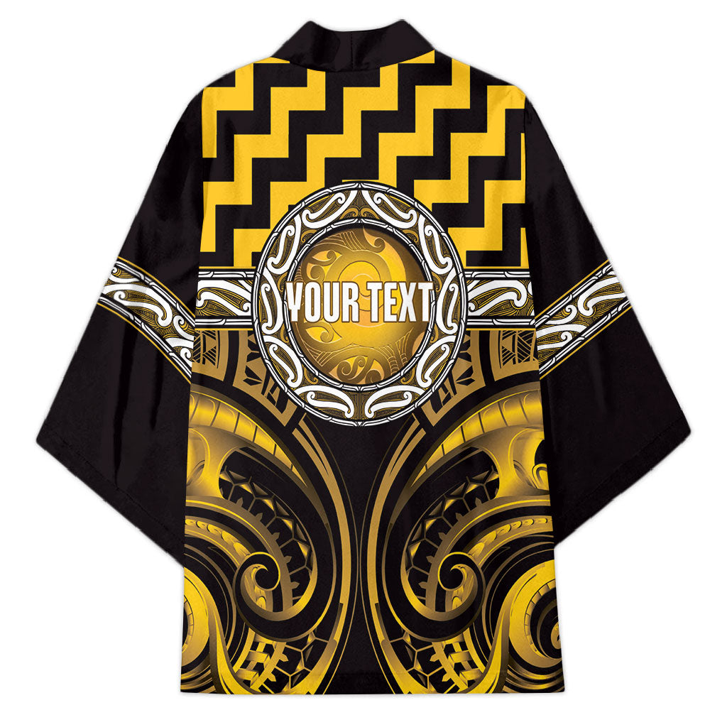 Aotearoa Ngati Porou Personalised Kimono Maori Iwi Poutama Puhoro Tattoo LT14 - Polynesian Pride
