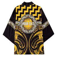 Aotearoa Ngati Porou Personalised Kimono Maori Iwi Poutama Puhoro Tattoo LT14 - Polynesian Pride