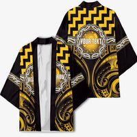 Aotearoa Ngati Porou Personalised Kimono Maori Iwi Poutama Puhoro Tattoo LT14 - Polynesian Pride