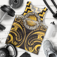 Aotearoa Ngati Porou Personalised Men Tank Top Maori Iwi Poutama Puhoro Tattoo LT14 - Polynesian Pride