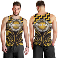 Aotearoa Ngati Porou Personalised Men Tank Top Maori Iwi Poutama Puhoro Tattoo LT14 - Polynesian Pride