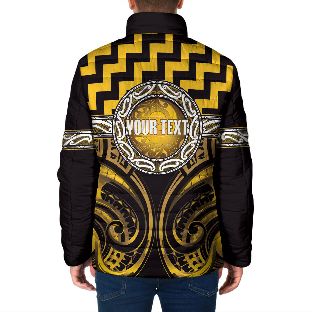 Aotearoa Ngati Porou Personalised Padded Jacket Maori Iwi Poutama Puhoro Tattoo LT14 - Polynesian Pride