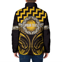 Aotearoa Ngati Porou Personalised Padded Jacket Maori Iwi Poutama Puhoro Tattoo LT14 - Polynesian Pride