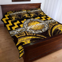 Aotearoa Ngati Porou Quilt Bed Set Maori Iwi Poutama Puhoro Tattoo LT14 - Polynesian Pride
