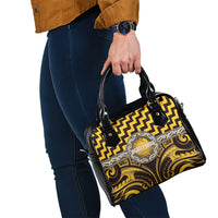 Aotearoa Ngati Porou Shoulder Handbag Maori Iwi Poutama Puhoro Tattoo LT14 - Polynesian Pride