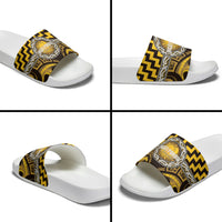 Aotearoa Ngati Porou Slide Sandals Maori Iwi Poutama Puhoro Tattoo LT14 - Polynesian Pride