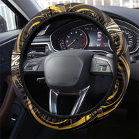 Aotearoa Ngati Porou Steering Wheel Cover Maori Iwi Poutama Puhoro Tattoo LT14 - Polynesian Pride