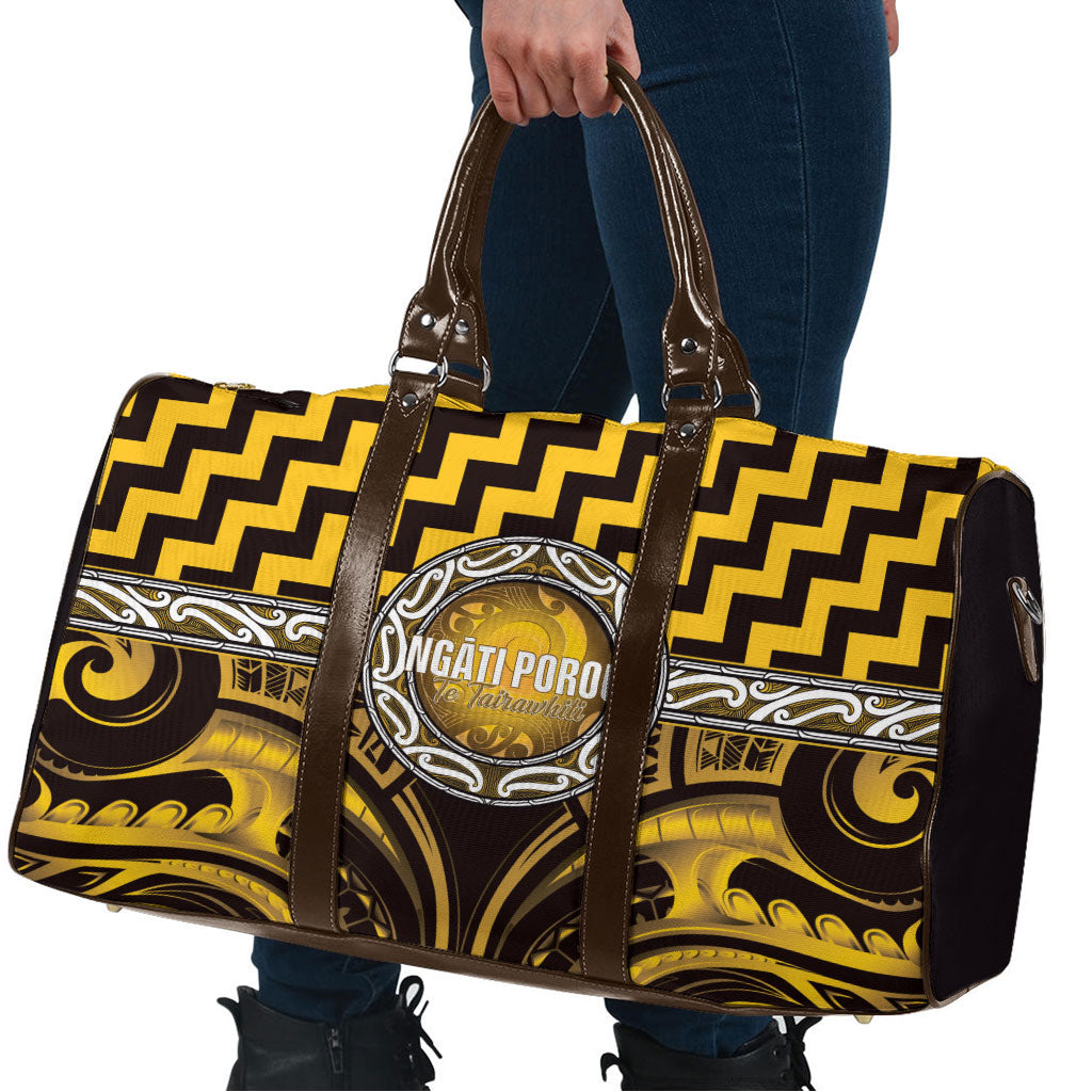 Aotearoa Ngati Porou Travel Bag Maori Iwi Poutama Puhoro Tattoo LT14 - Polynesian Pride