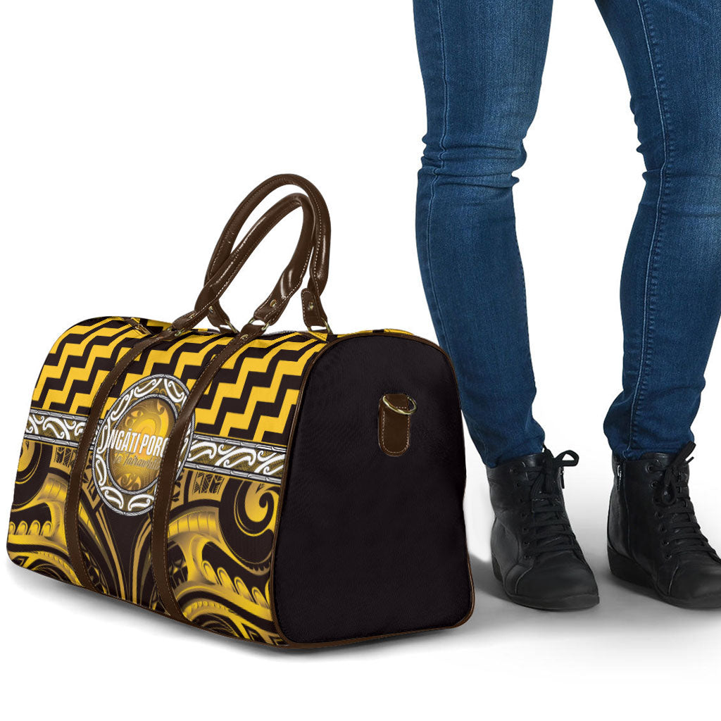 Aotearoa Ngati Porou Travel Bag Maori Iwi Poutama Puhoro Tattoo LT14 - Polynesian Pride