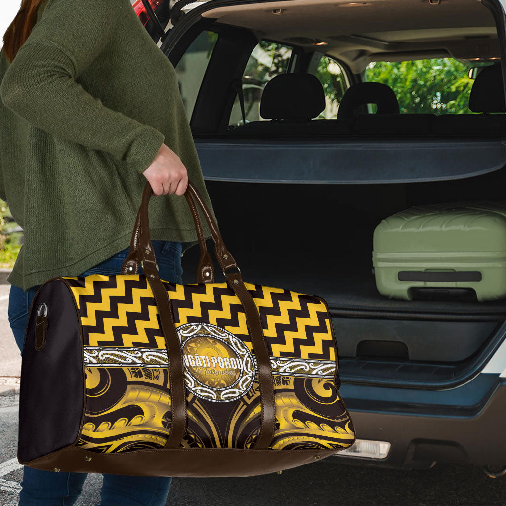 Aotearoa Ngati Porou Travel Bag Maori Iwi Poutama Puhoro Tattoo LT14 - Polynesian Pride