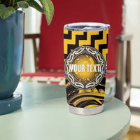 Aotearoa Ngati Porou Personalised Tumbler Cup Maori Iwi Poutama Puhoro Tattoo LT14 - Polynesian Pride