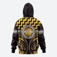 Aotearoa Ngati Porou Personalised Zip Hoodie Maori Iwi Poutama Puhoro Tattoo LT14 - Polynesian Pride