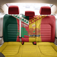 Rugby Papua New Guinea and Lebanon Back Car Seat Cover PNG Kumuls Cedars Together LT14 - Polynesian Pride