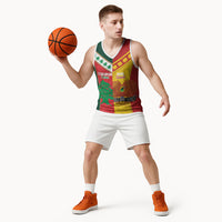 Custom Rugby Papua New Guinea and Lebanon Basketball Jersey PNG Kumuls Cedars Together LT14 - Polynesian Pride