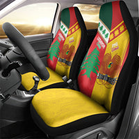 Rugby Papua New Guinea and Lebanon Car Seat Cover PNG Kumuls Cedars Together LT14 - Polynesian Pride
