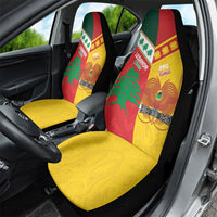 Rugby Papua New Guinea and Lebanon Car Seat Cover PNG Kumuls Cedars Together LT14 - Polynesian Pride