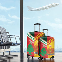 Rugby Papua New Guinea and Lebanon Luggage Cover PNG Kumuls Cedars Together LT14 - Polynesian Pride