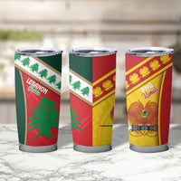 Rugby Papua New Guinea and Lebanon Tumbler Cup PNG Kumuls Cedars Together LT14 - Polynesian Pride