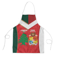 Rugby Tonga and Lebanon Apron Mate Maa Tonga Cedars Together LT14 Multicolor - Polynesian Pride