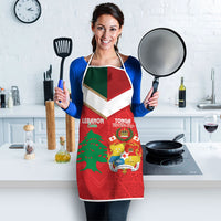 Rugby Tonga and Lebanon Apron Mate Maa Tonga Cedars Together LT14 - Polynesian Pride
