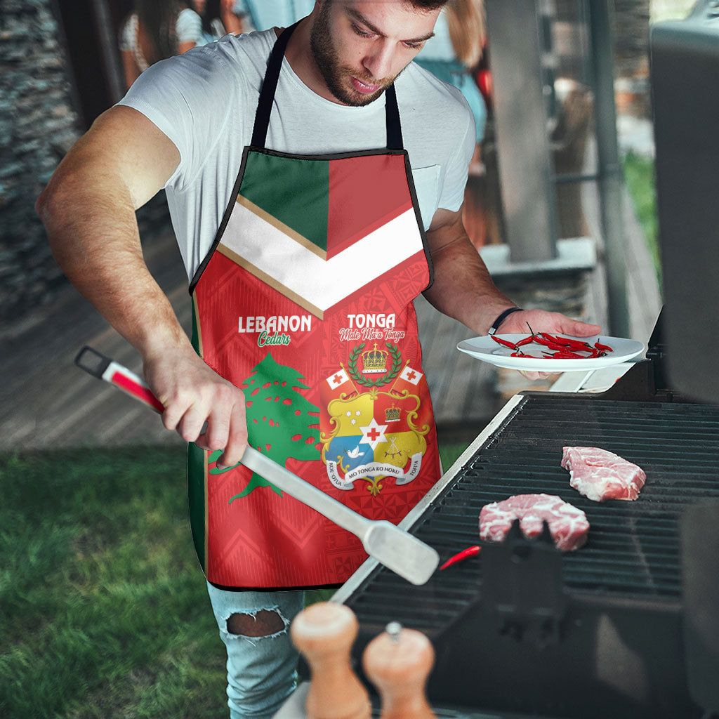 Rugby Tonga and Lebanon Apron Mate Maa Tonga Cedars Together LT14 - Polynesian Pride