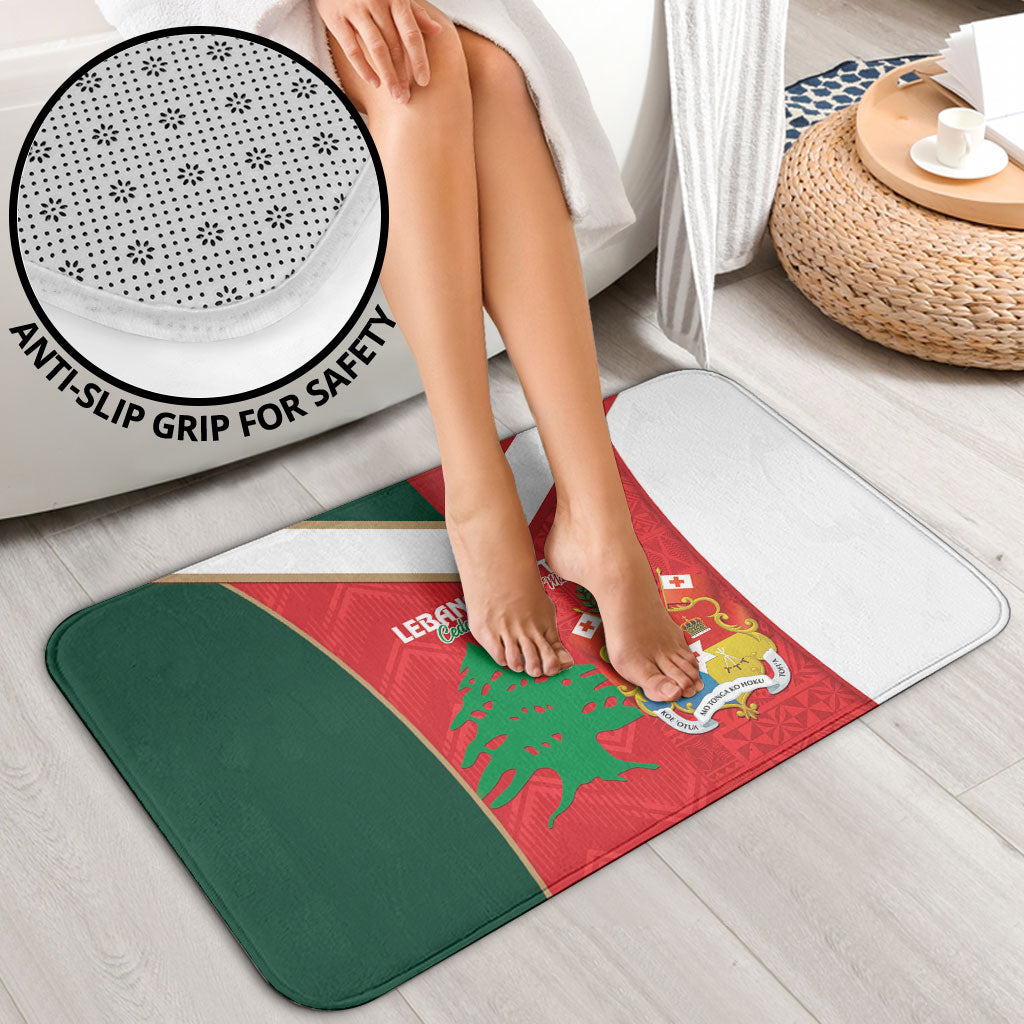 Rugby Tonga and Lebanon Bathroom Set Mate Maa Tonga Cedars Together LT14 - Polynesian Pride
