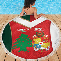 Rugby Tonga and Lebanon Beach Blanket Mate Maa Tonga Cedars Together LT14 - Polynesian Pride