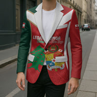 Custom Rugby Tonga and Lebanon Blazer Mate Maa Tonga Cedars Together LT14 - Polynesian Pride