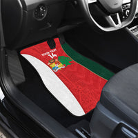 Custom Rugby Tonga and Lebanon Car Mats Mate Maa Tonga Cedars Together LT14 - Polynesian Pride