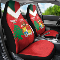 Rugby Tonga and Lebanon Car Seat Cover Mate Maa Tonga Cedars Together LT14 - Polynesian Pride