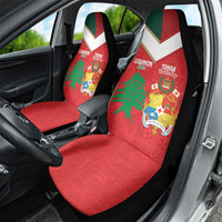 Rugby Tonga and Lebanon Car Seat Cover Mate Maa Tonga Cedars Together LT14 - Polynesian Pride