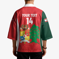 Custom Rugby Tonga and Lebanon Kimono Mate Maa Tonga Cedars Together LT14 - Polynesian Pride